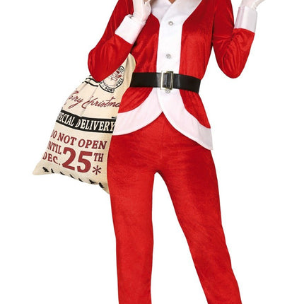 Feestbazaar Mrs. Claus Kerstvrouw outfit
