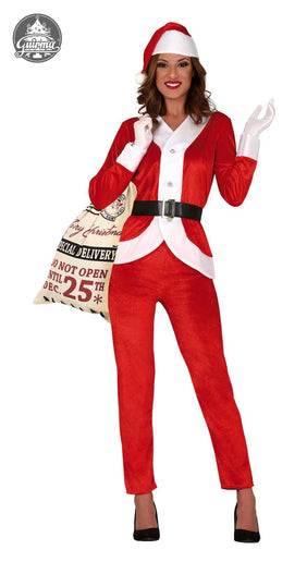 Feestbazaar Mrs. Claus Kerstvrouw outfit