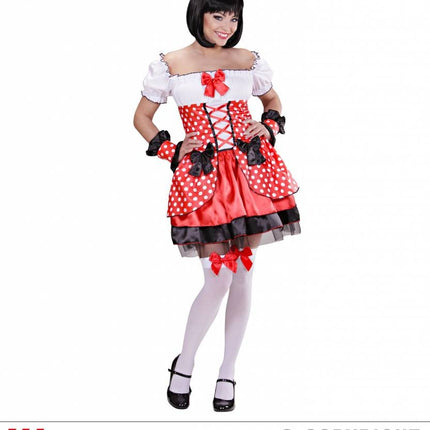 Feestbazaar Muisje pak rood