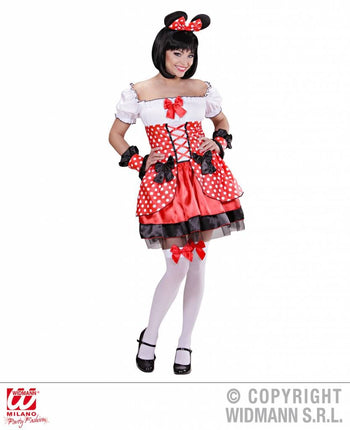 Feestbazaar Muisje pak rood