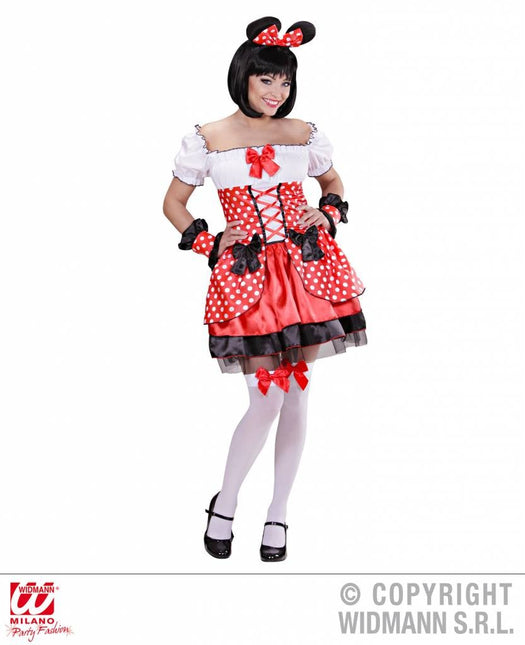 Feestbazaar Muisje pak rood