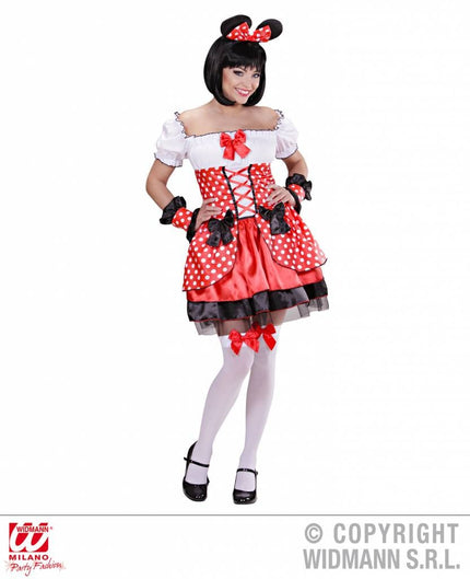 Feestbazaar Muisje pak rood