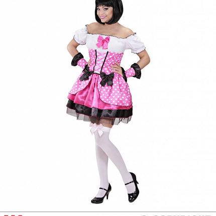 Feestbazaar Muisje pak roze