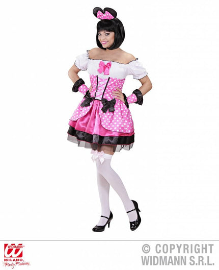 Feestbazaar Muisje pak roze