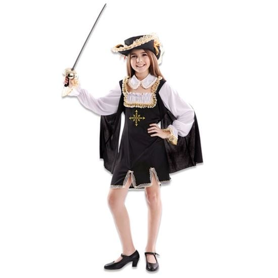 Feestbazaar Musketier Kostuum Meisje Johanna