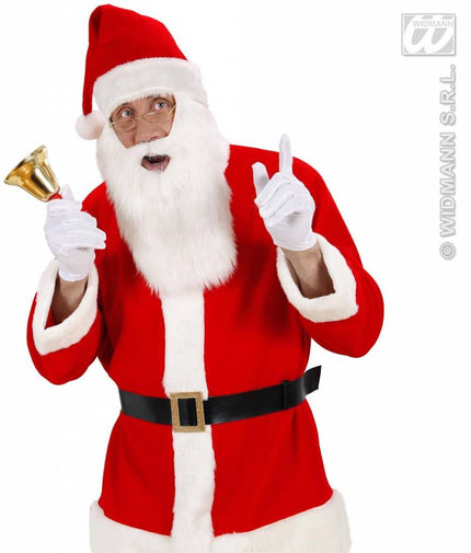 Feestbazaar Muts kerstman met baard