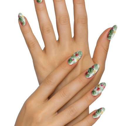 Feestbazaar Nagels Tropical Hawaii (12st)
