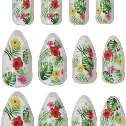 Feestbazaar Nagels Tropical Hawaii (12st)