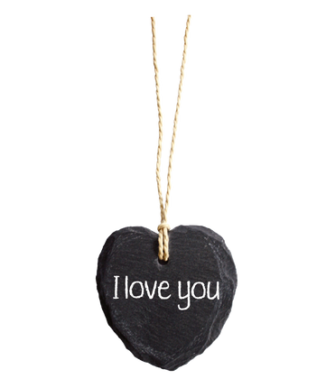 Feestbazaar Natuurstenen Hart - I Love You