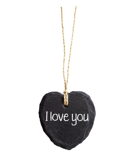 Feestbazaar Natuurstenen Hart - I Love You