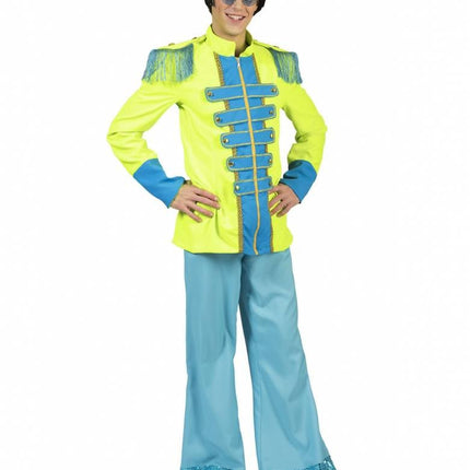 Feestbazaar Neon Beatles jas heren groen