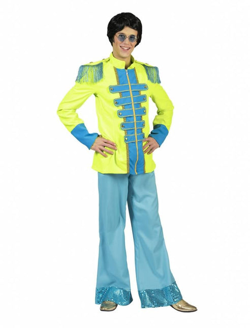 Feestbazaar Neon Beatles jas heren groen