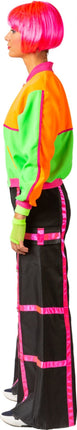 Feestbazaar Neon Blouson Jasje 80's Dames