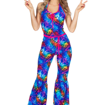 Feestbazaar Neon Disco Catsuit Atomic