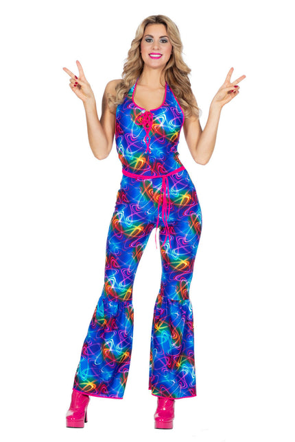 Feestbazaar Neon Disco Catsuit Atomic