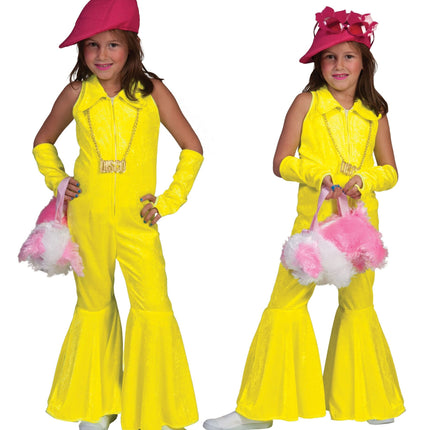 Feestbazaar Neon Geel Jumpsuit Meisje