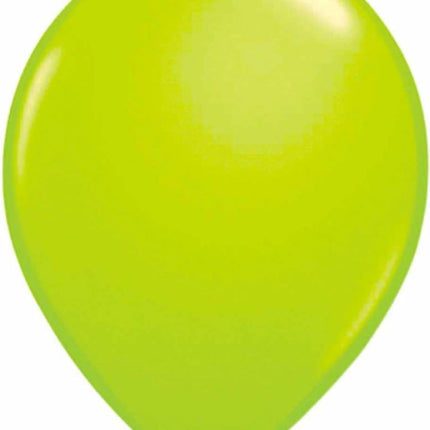 Feestbazaar Neon groene ballonnen 25cm - 8 stuks