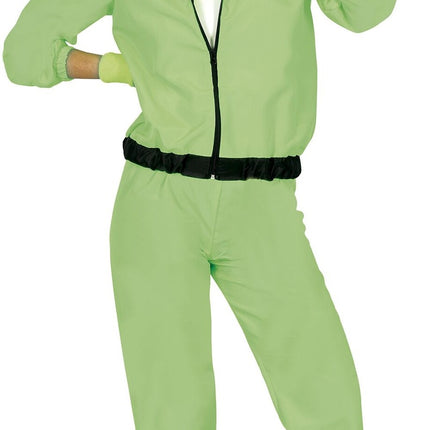 Feestbazaar Neon Groene Tracksuit Dames