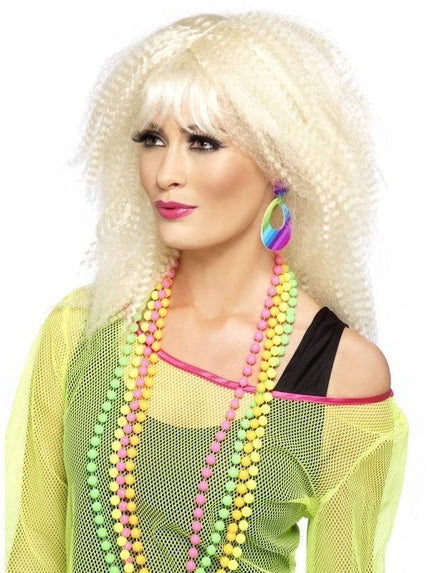 Feestbazaar Neon Hippie oorbellen
