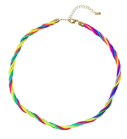 Feestbazaar Neon ketting multikleur