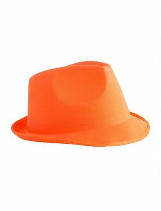Feestbazaar Neon oranje hoed