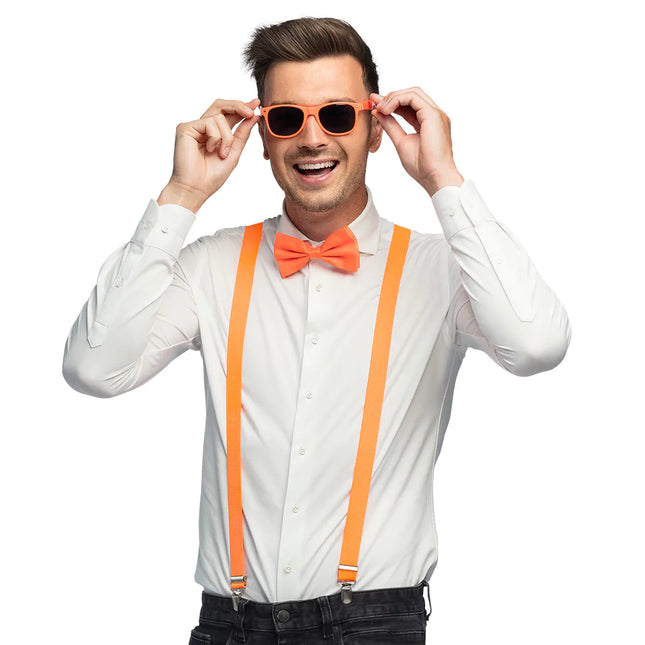 Feestbazaar Neon Party Accessoires Set Oranje