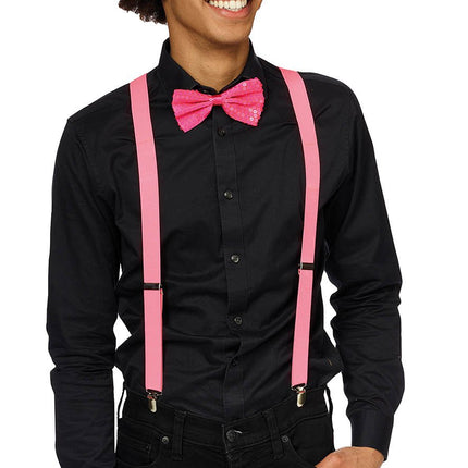 Feestbazaar Neon Party Accessoires Set Roze