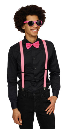 Feestbazaar Neon Party Accessoires Set Roze