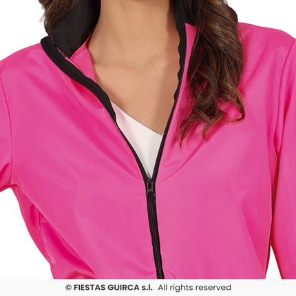Feestbazaar Neon Pink Tracksuit Dames