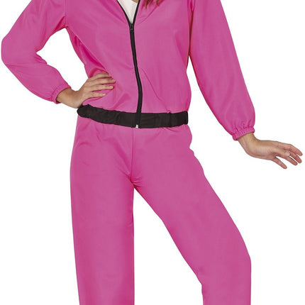 Feestbazaar Neon Pink Tracksuit Dames