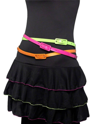 Feestbazaar Neon riemen 3 kleuren