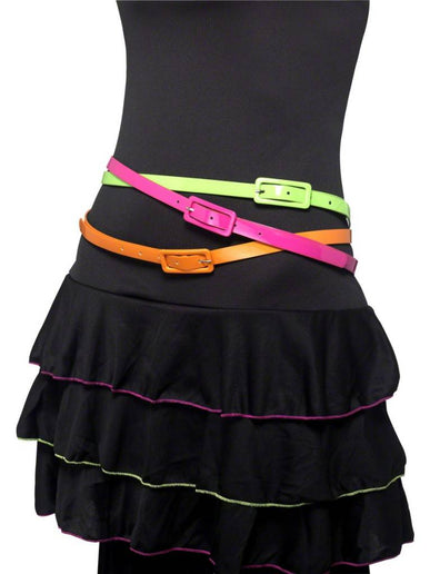 Feestbazaar Neon riemen 3 kleuren