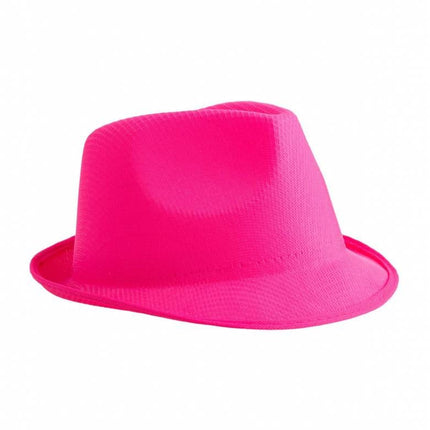 Feestbazaar Neon roze hoed
