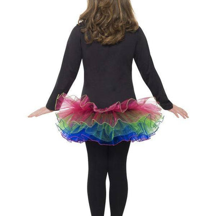 Feestbazaar Neon Skelet pak meisje