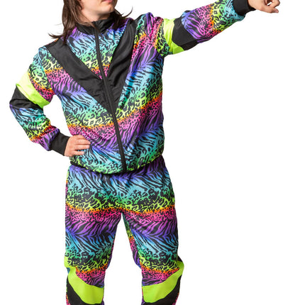 Feestbazaar Neon Wild Trainingspak Heren