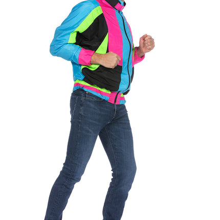 Feestbazaar Neon/Zwart Retro Trainingsvest Fabian