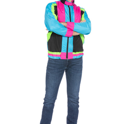 Feestbazaar Neon/Zwart Retro Trainingsvest Fabian