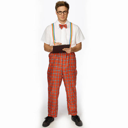 Feestbazaar Nerd Studenten Outfit Heren