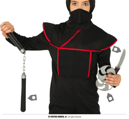 Feestbazaar Ninja Fighter Accesoires Set 3-Delig
