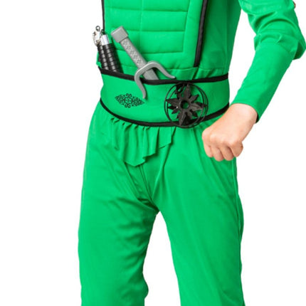 Feestbazaar Ninja Kostuum Kind Groen