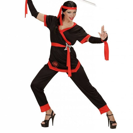 Feestbazaar Ninja kostuum vrouw