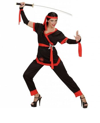 Feestbazaar Ninja kostuum vrouw