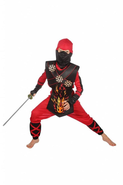 Feestbazaar Ninja pak kind Fire