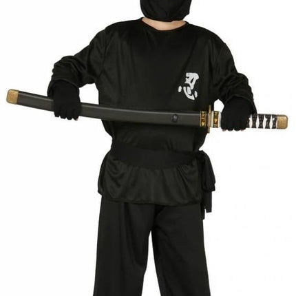 Feestbazaar Ninja pakje kind zwart budget