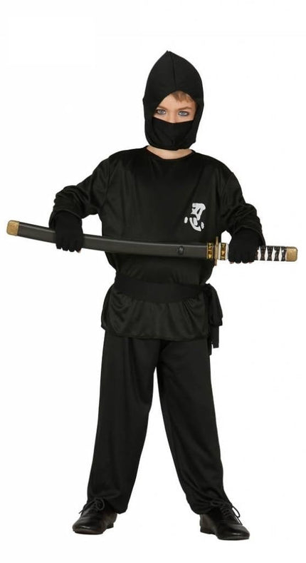 Feestbazaar Ninja pakje kind zwart budget