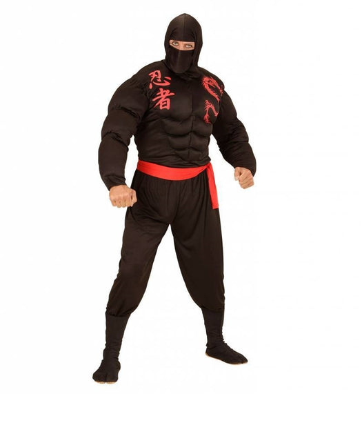 Feestbazaar Ninja spieren pak kind