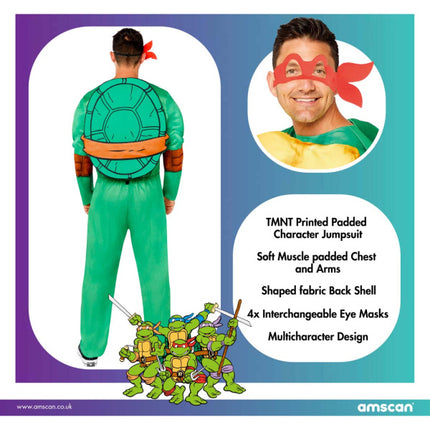 Feestbazaar Ninja Turtles Kostuum Man Compleet