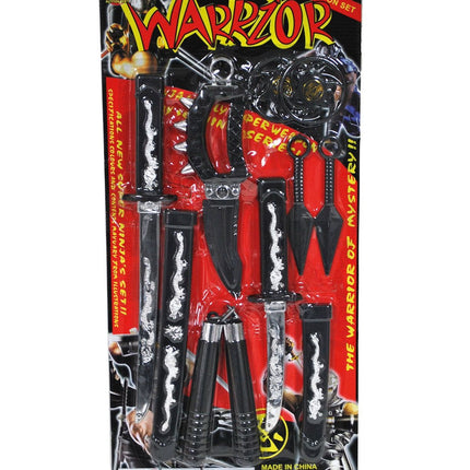 Feestbazaar Ninja Wapenset 10-delig
