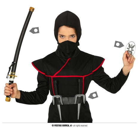 Feestbazaar Ninja Warrior Accesoires Set Met Zwaard