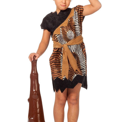 Feestbazaar Oermens velboa Afrika kind